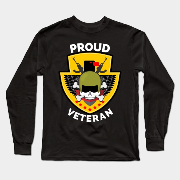 Veterans day, freedom, is not free, lets not forget, lest we forget, millitary, us army, soldier, proud veteran, veteran dad, thank you for your service Long Sleeve T-Shirt by Famgift